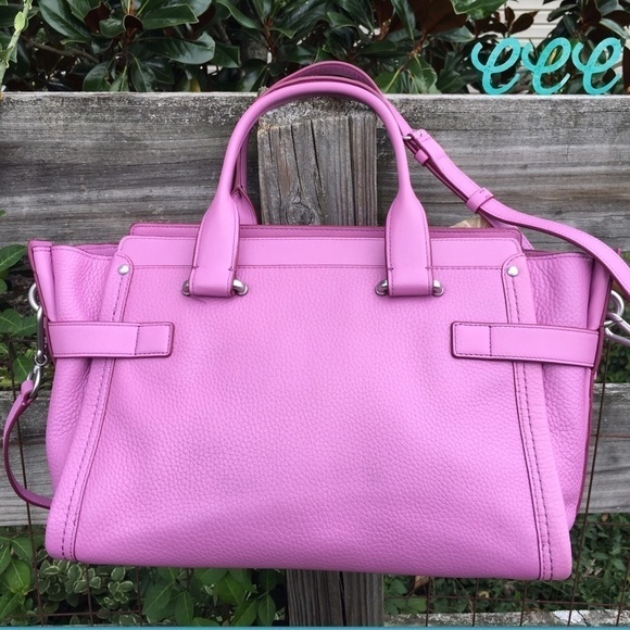 Coach Puce Purple Swagger 37 Bag - Picture 3 of 7